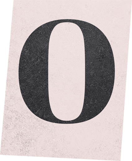 Collage letter O